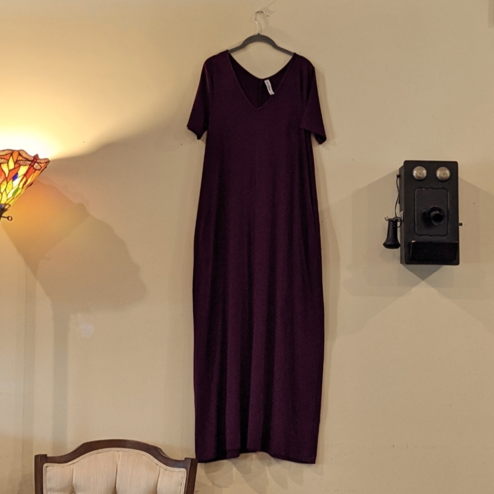 Dark Purple Maxi Dress